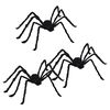 vidaXL Halloween Spider Decoration 3 pcs Black 150 cm Polyester