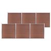 vidaXL Garden Fence WPC 1045x186 cm Brown