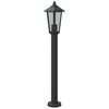 vidaXL Outdoor Floor Lamp Black 80 cm Stainless Steel