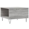 vidaXL Coffee Table Grey Sonoma 55x55x36.5 cm Engineered Wood
