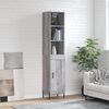 vidaXL Highboard Grey Sonoma 34.5x34x180 cm Engineered Wood