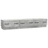 vidaXL TV Cabinet Concrete Grey 147 x 34.5 x 27 cm Engineered Wood
