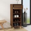 vidaXL Shoe Cabinet Brown Oak 40x36x105 cm Engineered Wood