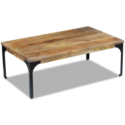 vidaXL Coffee Table Mango Wood 100x60x35 cm