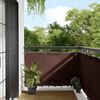 vidaXL Balcony Screen Brown 90x700 cm 100% Polyester Oxford