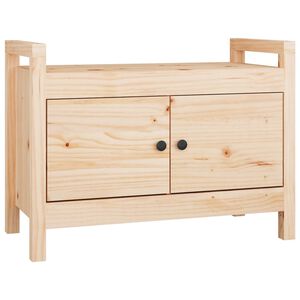vidaXL Hall Bench 80x40x60 cm Solid Wood Pine