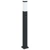 vidaXL Bollard Lights with Sensor 3 pcs 80 cm Black IP44