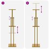 vidaXL Trade Show Displays Gold 26.5 x 26.5 x 150 cm Steel