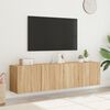 vidaXL TV Cabinets Wall-mounted 2 pcs Sonoma Oak 80x30x41 cm