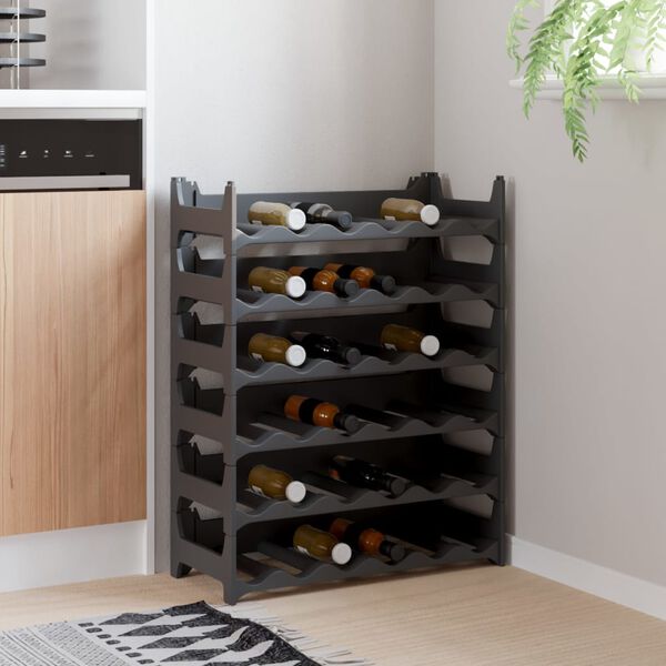 vidaXL Wine Rack for 36 Bottles PP Stackable