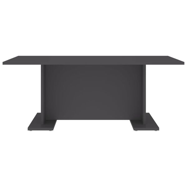 vidaXL Coffee Table Grey 103.5x60x40 cm Engineered Wood