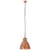 vidaXL Industrial Hanging Lamp Copper Iron & Solid Wood 46 cm E27
