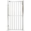 vidaXL Garden Gate 100x175 cm Stainless Steel