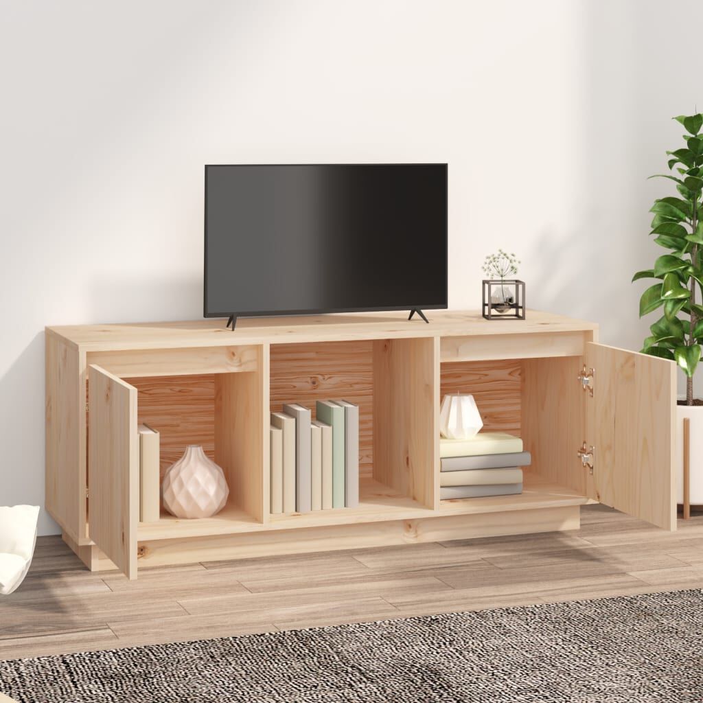 Pine wood tv shop cabinet