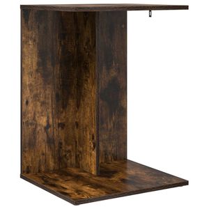 vidaXL Side Table Smoked Oak 45 x 40 x 62.5 cm Engineered Wood