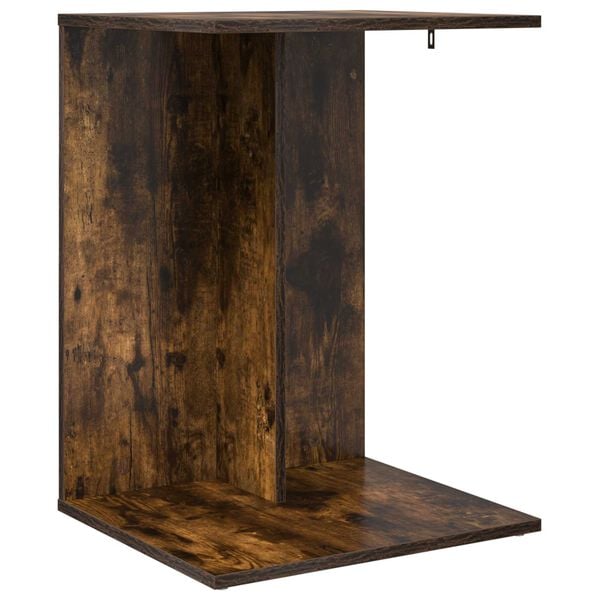 vidaXL Side Table Smoked Oak 45 x 40 x 62.5 cm Engineered Wood