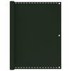 vidaXL Balcony Screen Dark Green 120x600 cm HDPE