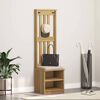 vidaXL Hall Tree SANDNES 45x40x159.5 cm Solid Wood Pine