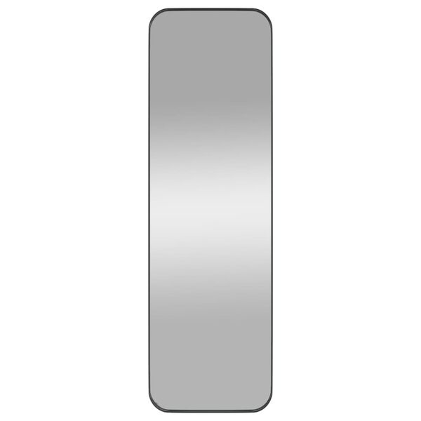 vidaXL Wall-mounted Mirror Black 30x100 cm Rectangle