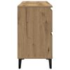 vidaXL Sink Cabinet Artisan Oak 80x33x60 cm Engineered Wood