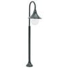 vidaXL Garden Post Light | Dark green | Aluminium, PVC | Medium | Durable