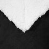 vidaXL Throw Blanket Black 220 x 240 cm Fleece