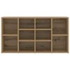 vidaXL Shoe Bench Artisan Oak 103 x 30 x 54.5 cm Engineered Wood