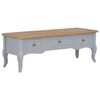 vidaXL TV Cabinet Grey 100x35x35 cm Wood