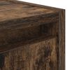 vidaXL Wall-Mounted Bedside Cabinet Smoked Oak 38x34x40 cm