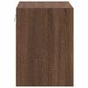 vidaXL Garage Wall Cabinet Brown Oak Engineered Wood