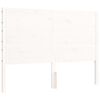 vidaXL Bed Frame without Mattress White 140x200 cm Solid Wood
