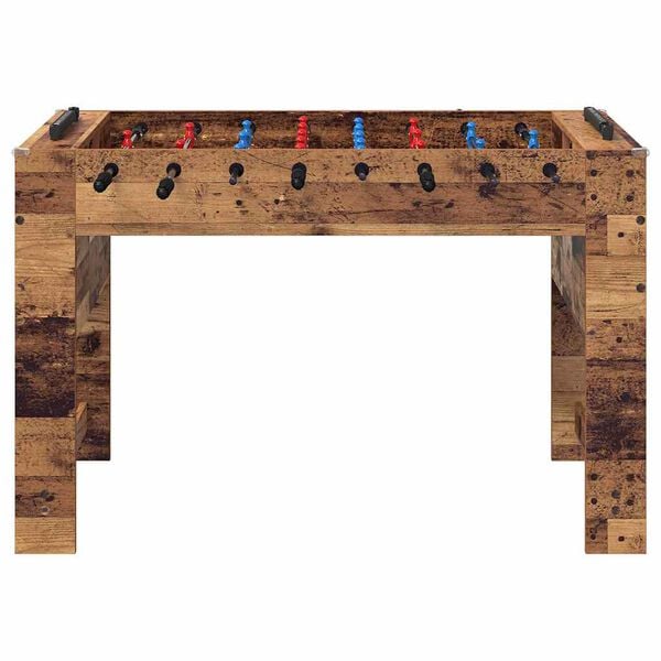 vidaXL Foosball Table Old Wood 125 x 60.5 x 80 cm Engineered Wood