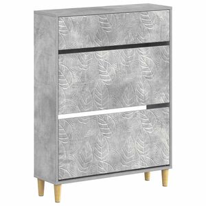 vidaXL Shoe Cabinet DELFT 78 x 24 x 103 cm Engineered Wood