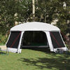 vidaXL Pool Tent with Removable Fly & Mesh Walls Grey 618x532 cm
