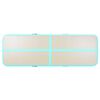 vidaXL Inflatable Gymnastics Mat with Pump 300x100x10 cm PVC Green