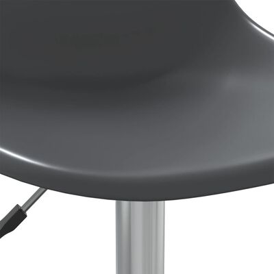 vidaXL Swivel Dining Chairs 2 pcs Light Grey PP