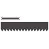 vidaXL Lawn Edging 30 pcs Black 100 x 0.05 x 20 cm Cold Rolled Steel