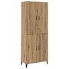 vidaXL Highboard 2 pcs Artisan Oak 69.5 x 34 x 180 cm Engineered Wood