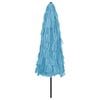 vidaXL Garden Parasol with Steel Pole Blue 324x324x247 cm