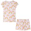 Kids'Pyjamas with Short Sleeves Soft Pink 128