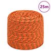 vidaXL Boat Rope Orange 8 mm 25 m Polypropylene