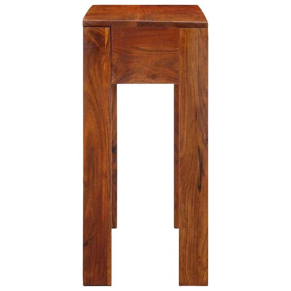 vidaXL Console Table 80x35x75 cm Solid Wood Acacia