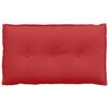 vidaXL Back Pillow Red 80 x 19 x 50 cm Fabric
