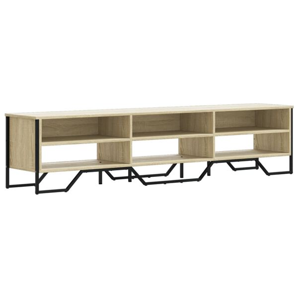 vidaXL TV Cabinet Sonoma Oak 180x34x41 cm Engineered Wood