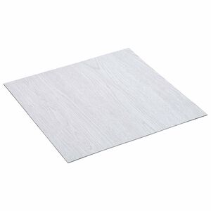 vidaXL Flooring Planks White Wood 5.11 m&sup2; 55 pcs PVC