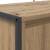vidaXL Shoe Cabinet Artisian Oak 79 x 36 x 100 cm Engineered Wood