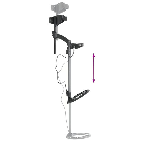 vidaXL Metal Detector 24 cm Search Depth LCD Display