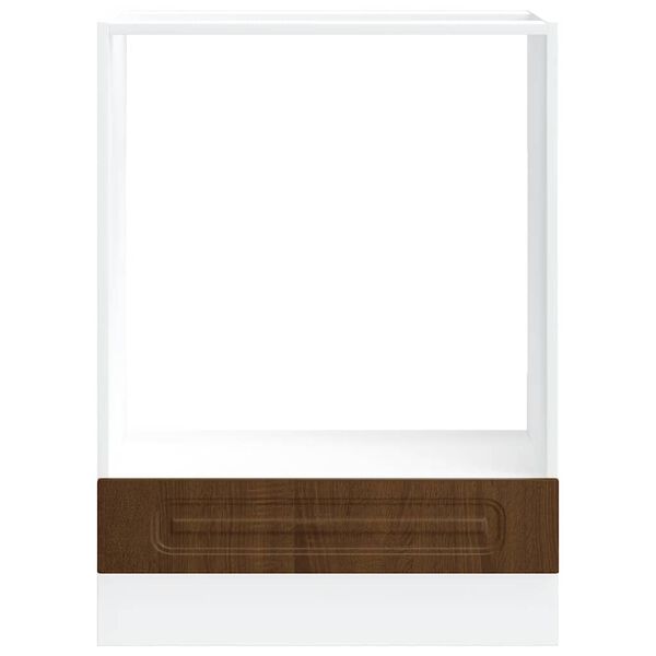 vidaXL Oven Cabinet Kalmar Brown Oak Engineered Wood