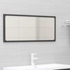 vidaXL Bathroom Furniture Set Grey Engineered Wood