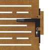 vidaXL Garden Gate 85x200 cm Corten Steel Square Design